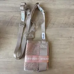 スターバックス　TOGO ホルダー ストラップセット ピンクベージュ