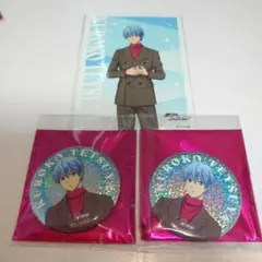 黒子のバスケ 黒子テツヤ セット ローソン HMV 缶バッジ イラストシート