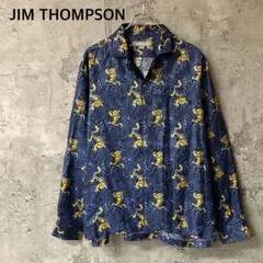 美品　ZORN氏着用　JIM THOMPSON 長袖シャツ　虎柄　ジムトンプソンのサムネイル