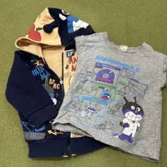アンパンマン 長袖カットソー 90サイズ　パーカー2点セット