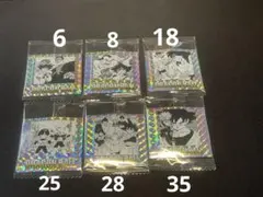ドラゴンボールウエハースシール40周年記念2 被りなし6枚セット