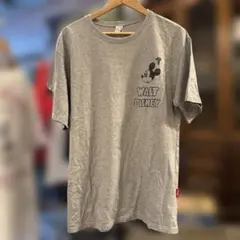 Disney ミッキーマウス Tシャツ グレー