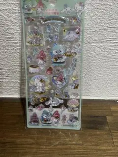 サンリオボンボンドロップシール日本未発 ぷくぷくシール シール帳 立体シール