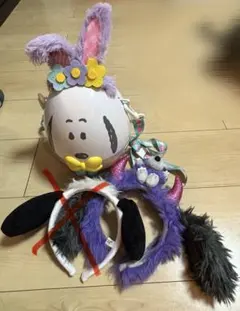 USJ スヌーピー ポップコーンバケツ カチューシャ セットのサムネイル