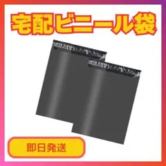 A4 宅配ビニール袋 100枚 黒　ブラックテープ付き 梱包袋 宅配用2507