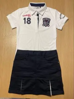 adidas FILA ゴルフウェア ポロシャツ スカート セット M