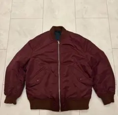 ma1ジャケット　ワインレッド