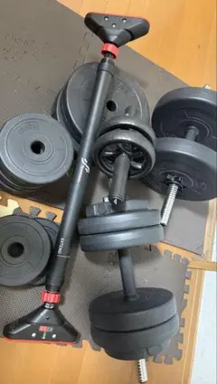 リーボック ウェイトセット 20Kg バーベルセット リーボック ウェイトセット 20Kg バーベルセット - メルカリ