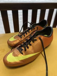 Nike Mercurial サッカーシューズ オレンジ×イエロー 収納袋付き