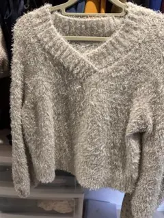 【中古】earth music & ecology Vネックセーター