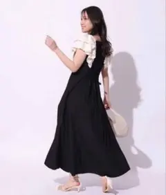 Apuweiser-riche ハシゴレースハンカチスリーブワンピース - メルカリ