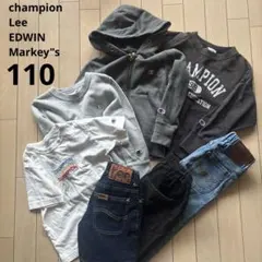 子ども服／110／まとめ売り／champion、Lee、EDWIN、マーキーズ