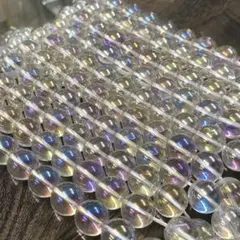 レインボー水晶 10mm 連売り ブレスレット2本分