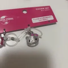 キティ ピンク めじるしアクセ usj ユニバ キーホルダー キティちゃん