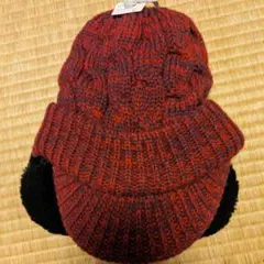 つば付きニット帽 ニット帽