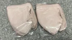 新品・未開封　マスク　レディース　ピンクベージュ（淡め色）　12枚×2 即購入⭕️