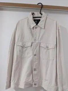 アイボリー デニムジャケット