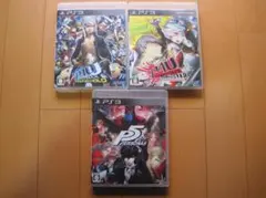 ＰＳ３ソフト３枚セット　ペルソナ５ 他