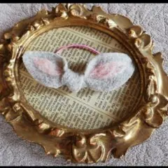 うさぎ　ヘアゴム