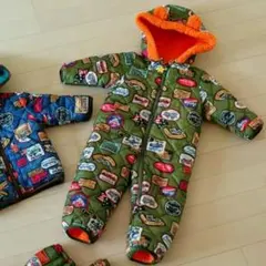 新品★防寒つなぎ★ワッペン柄