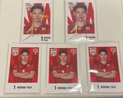 ま*。様 男子バレー キャラポトレ 西田有志 サイン チェキ