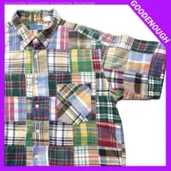 グッドイナフ 初期 半袖パッチワークシャツ 限定 当時物 ヴィンテージ レア