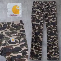 Carhartt リアルツリー柄 ワークパンツ 30x30 - メルカリ
