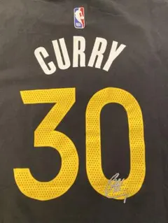 【激レア】サイン入りNike curry ユニフォーム Tシャツ Mサイズ 新品