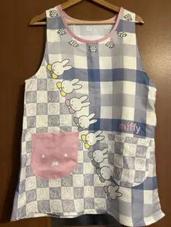ミッフィー エプロン チェック柄　新品未使用
