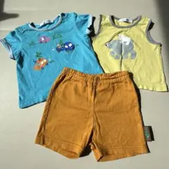 familiar Tシャツ　タンクトップ　ショートパンツ3点セットのサムネイル