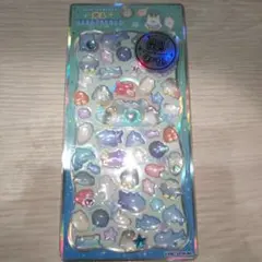 光るジュエルプチドロップ ストーンつき ふわふわうみのなかまたち