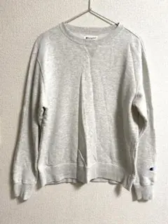 Champion グレー クルーネック トレーナー