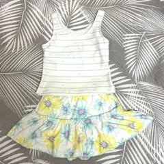 【美品】スカート付⭐︎タンクトップ水着サイズ140