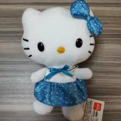 ハローキティ ぬいぐるみ 2012年製 プライズ セーラー服 水玉