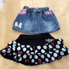 BABYDOLL ベビド スカート 90 デニム ミニー ディズニー