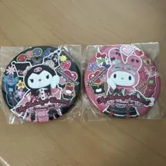ハーモニーランド マイメロ クロミ 缶バッジ 2種セット　新品