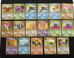 【引退品】旧裏 拡張シート ポケモンカード ポケカ まとめ売り 17枚セット