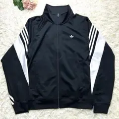 adidas ジャージ　トラックジャケット　スリーストライプ　クラシック 激レア