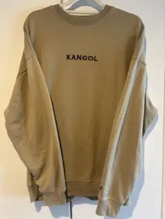 【値下げ可能】KANGOL ベージュ スウェットシャツ