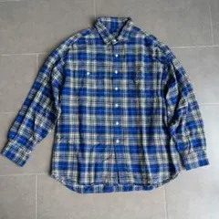 90s オーバーサイズ OLD GAP ヘビネル チェックシャツ ポルトガル製