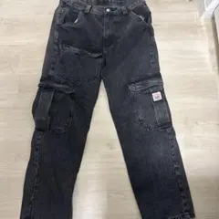 Levi's ブラックデニム カーゴパンツのサムネイル
