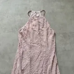 美品】ZARA ザラ フリンジホルターネックミディワンピース XS - メルカリ