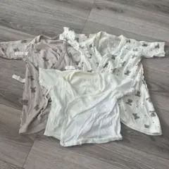 新生児　ベビー　肌着セット くま柄 50-60cm