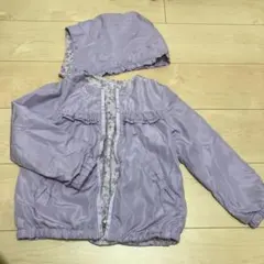 エニィファム　リバーシブルフリル付きラベンダージャケット