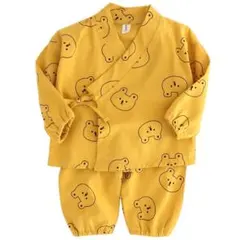 新品！80 ベビー服 新生児服 浴衣 赤ちゃん用 じんべい 甚平 上下セット