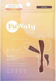 [グラマラスパッツ] 着圧しながら温活中 ふわりぃスリム 着圧ソックス