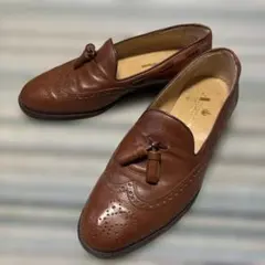 ぷ*#様 Aquascutum タッセルローファー ブラウンのサムネイル