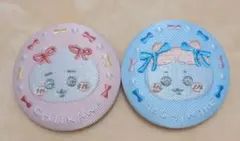 ちいかわ刺繍缶バッジ2 ちいかわ&ハチワレセット