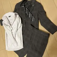 130cm 小学校入学式　4点セット　子供用スーツ　セレモニー