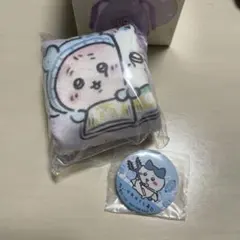 ちいかわbaby巾着ポーチ&ハチワレ缶バッチ